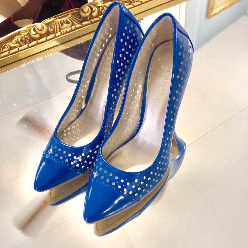 Blue heels